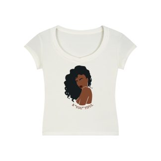 Essential V-Neck Bodycon T-Shirt