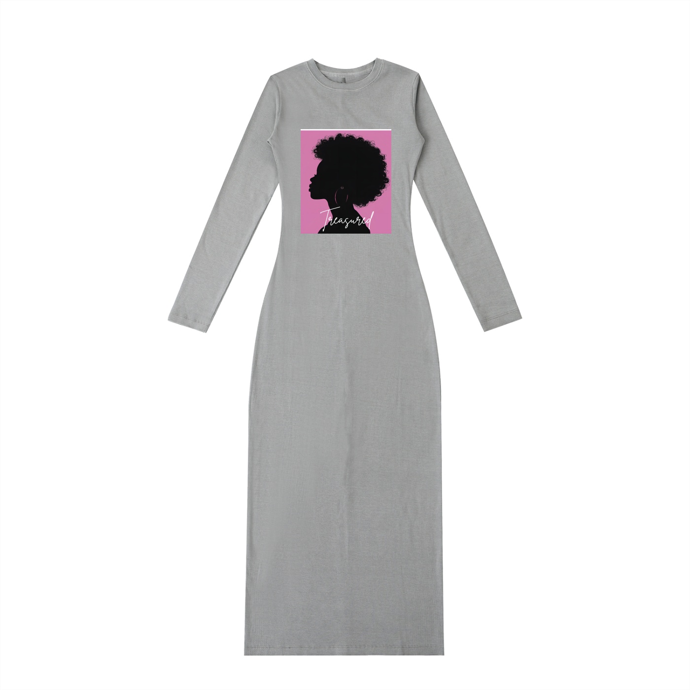 Dyed Washed Slit Maxi Dress - Image 3