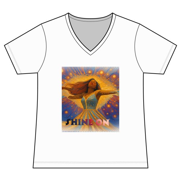 SHINE ON II V-Neck Tee