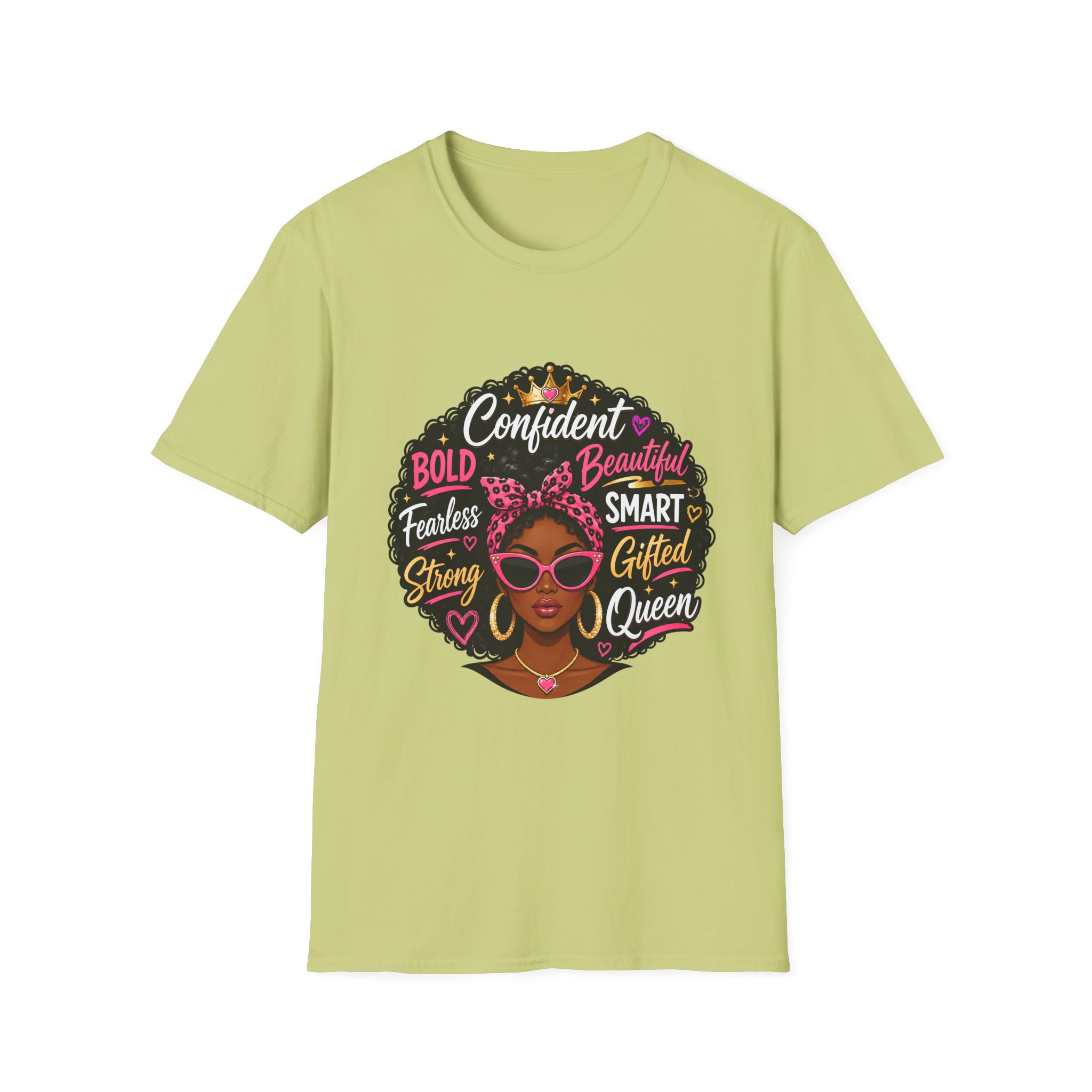 Afro Queen Graphic T‑Shirt — "Confident, Bold, Beautiful" Empowerment Tee - Image 28