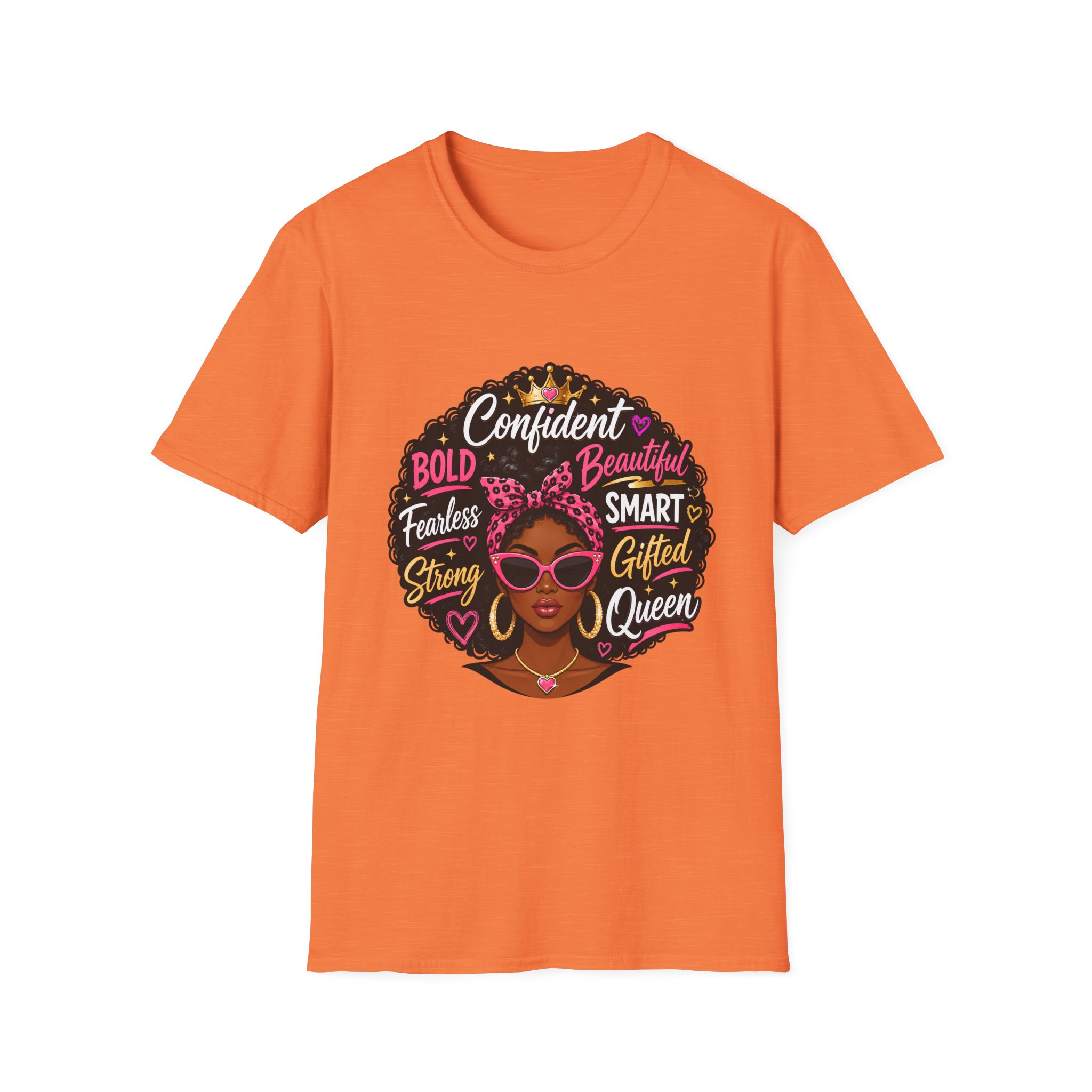 Afro Queen Graphic T‑Shirt — "Confident, Bold, Beautiful" Empowerment Tee - Image 7