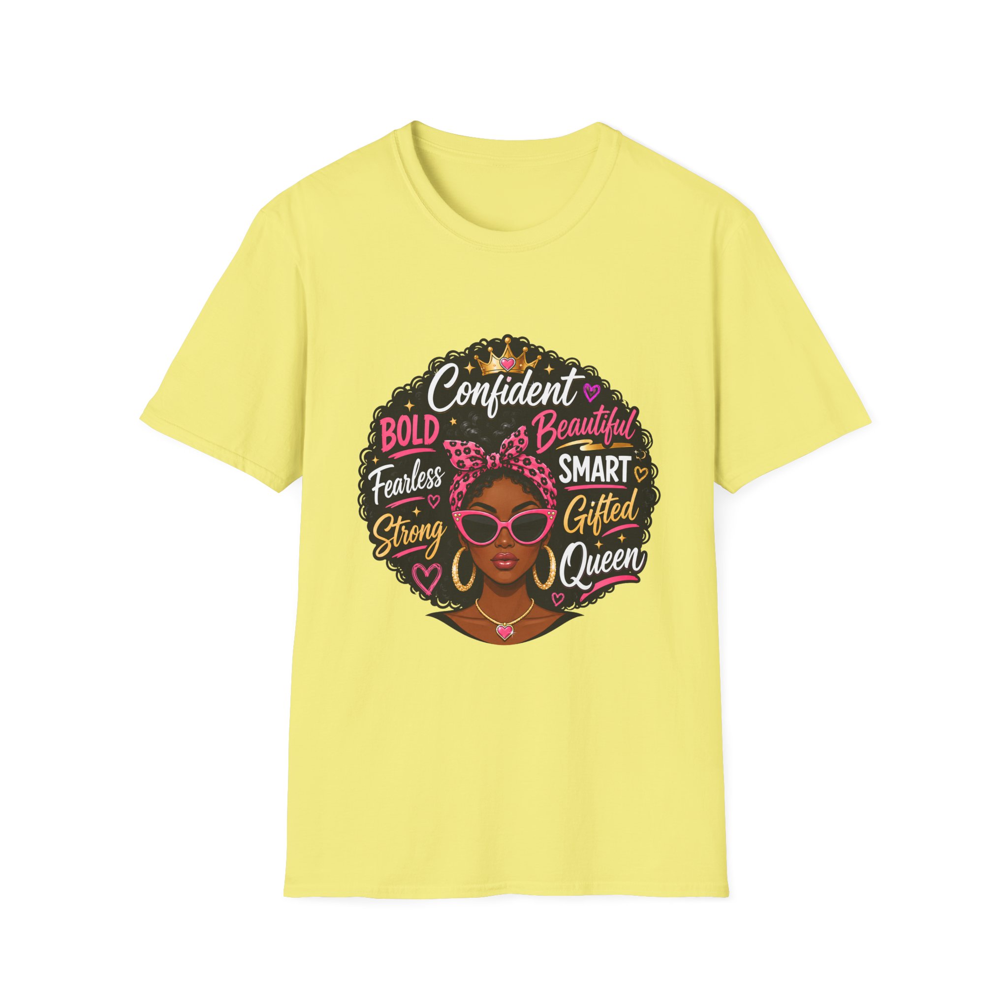 Afro Queen Graphic T‑Shirt — "Confident, Bold, Beautiful" Empowerment Tee - Image 25