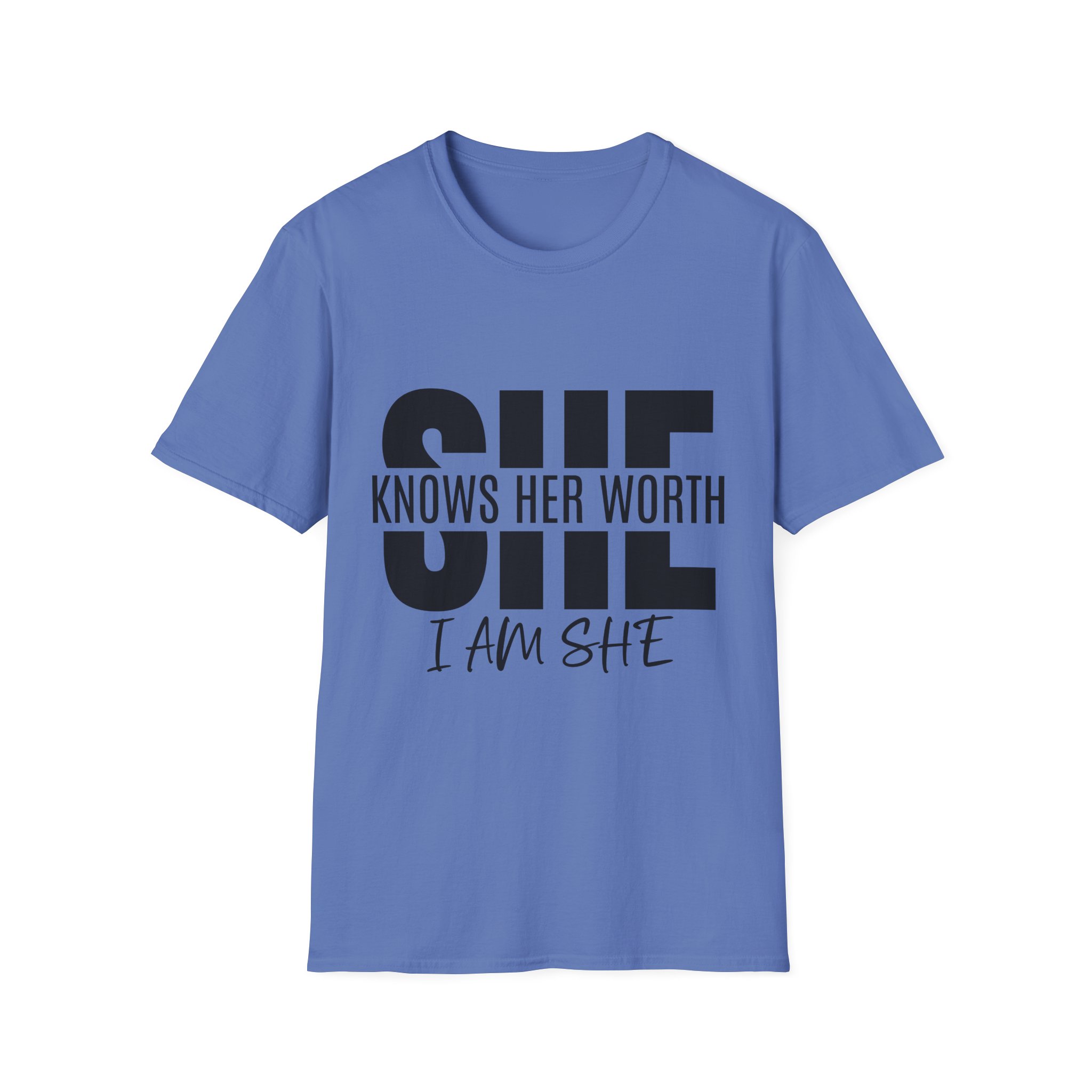 She Knows Her Worth Unisex Softstyle - Image 24
