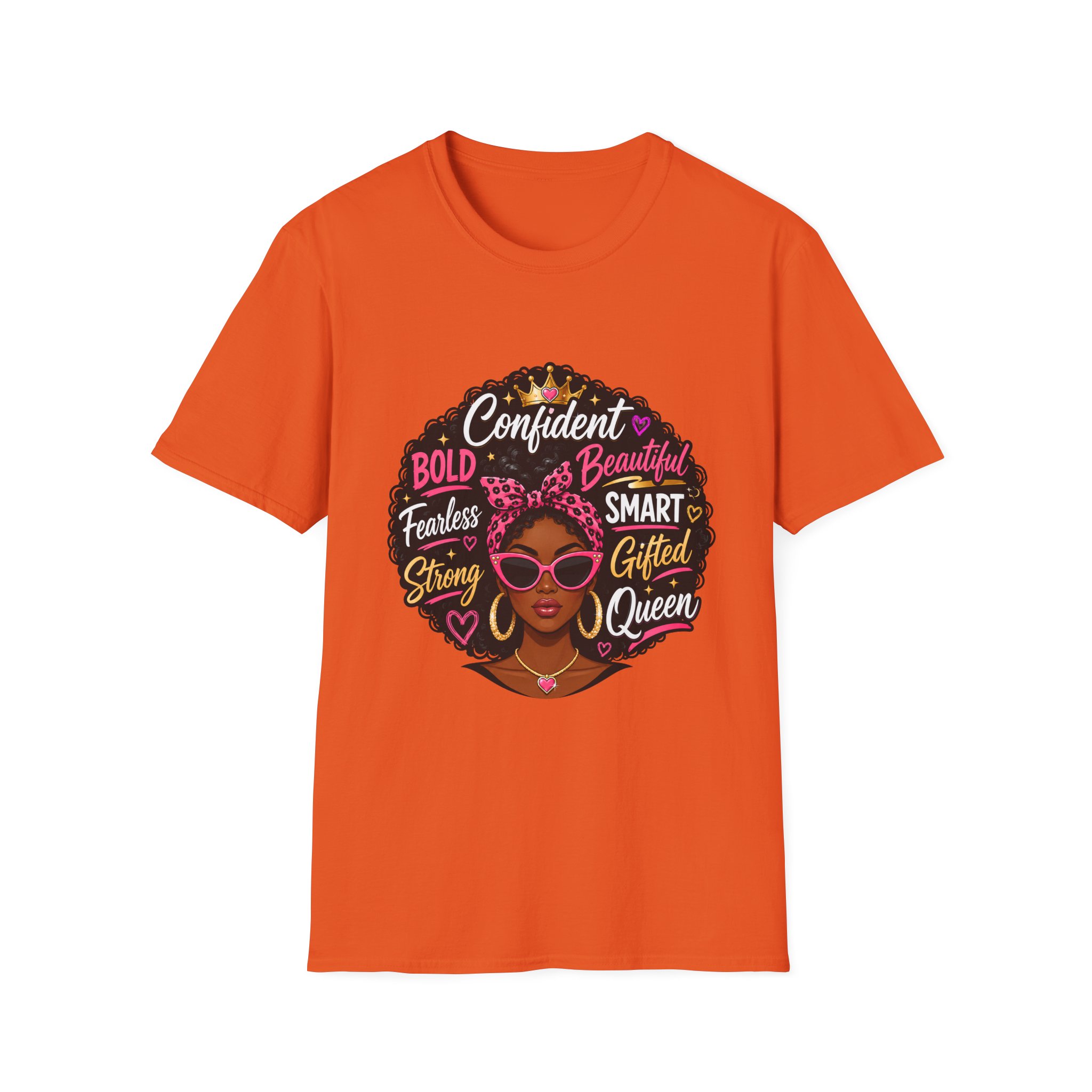 Afro Queen Graphic T‑Shirt — "Confident, Bold, Beautiful" Empowerment Tee - Image 22