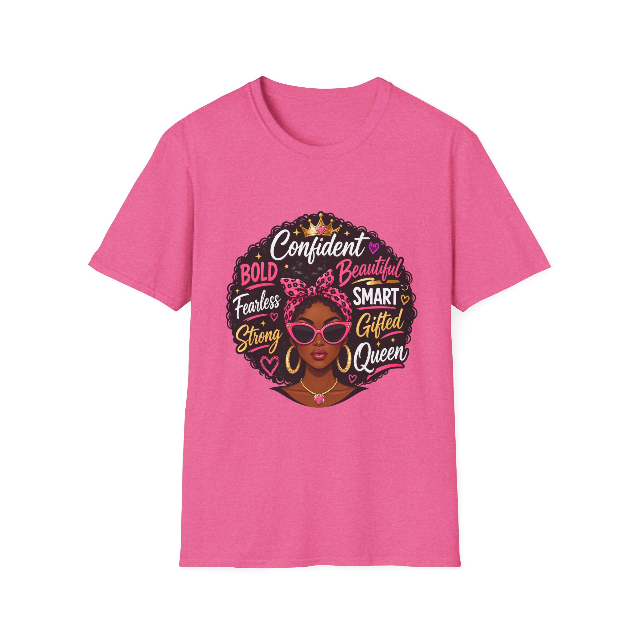 Afro Queen Graphic T‑Shirt — "Confident, Bold, Beautiful" Empowerment Tee - Image 40