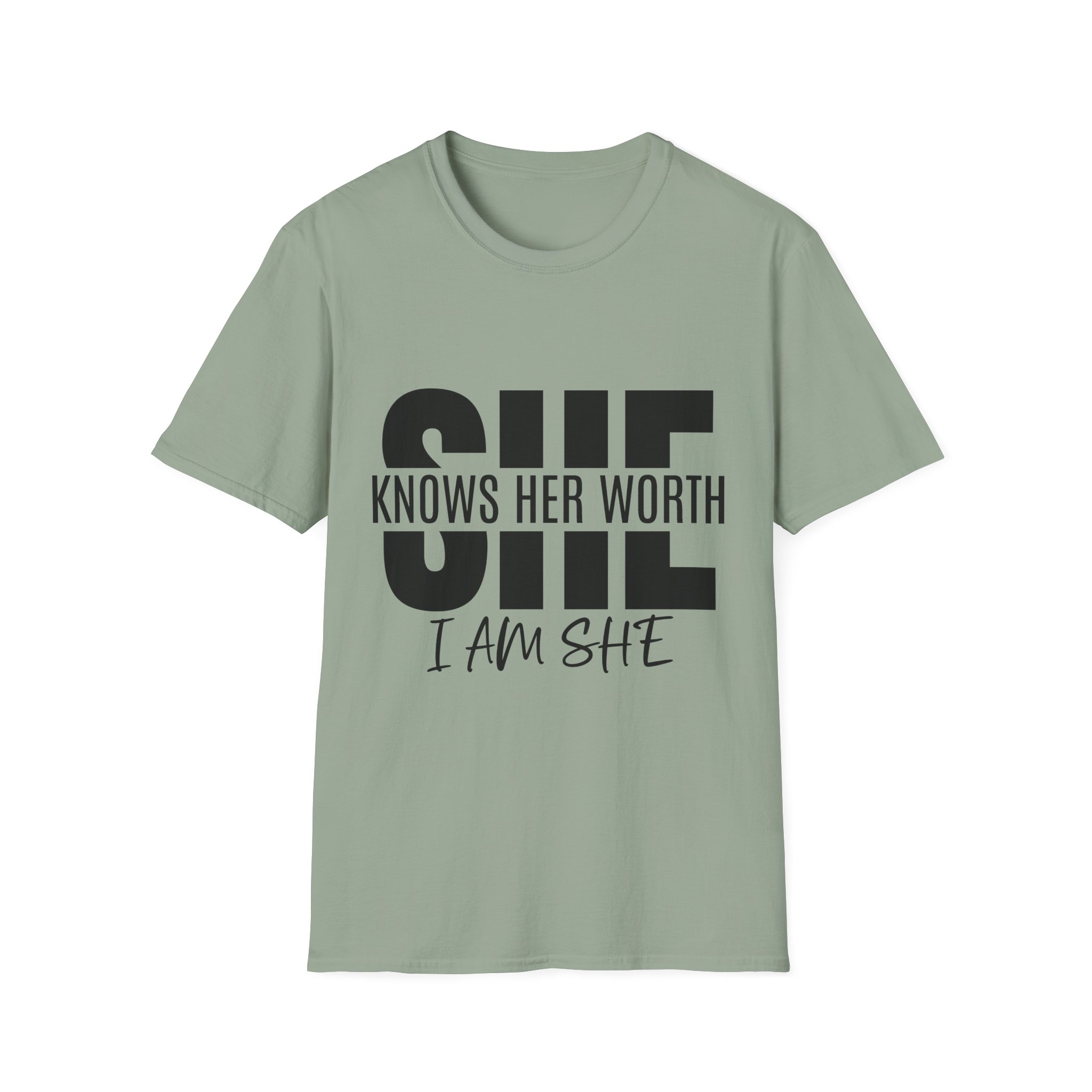 She Knows Her Worth Unisex Softstyle - Image 18