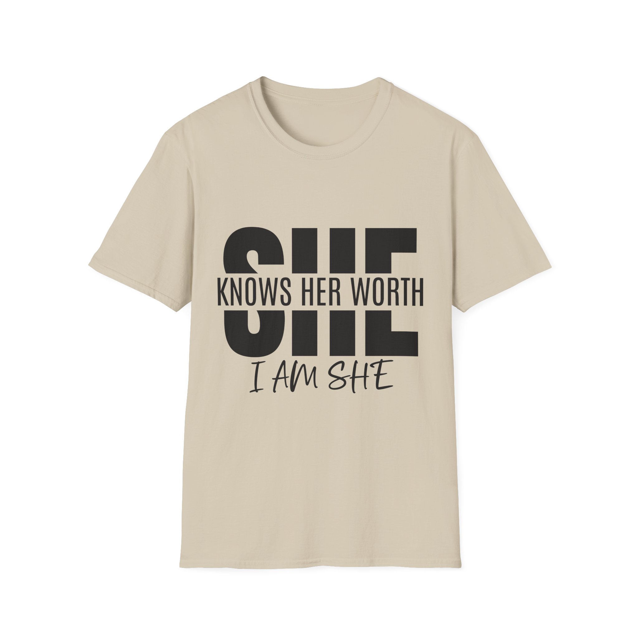 She Knows Her Worth Unisex Softstyle - Image 9