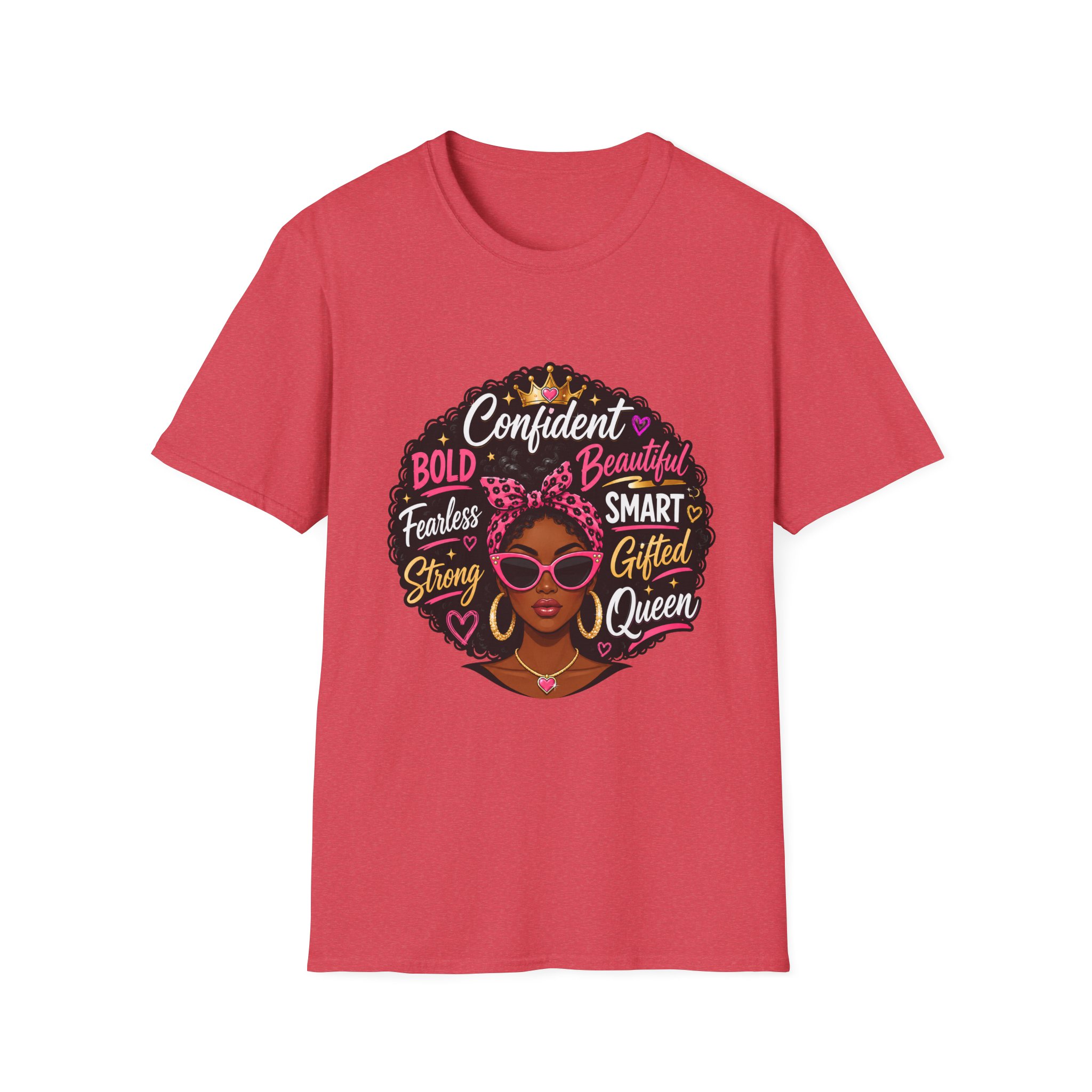Afro Queen Graphic T‑Shirt — "Confident, Bold, Beautiful" Empowerment Tee - Image 43