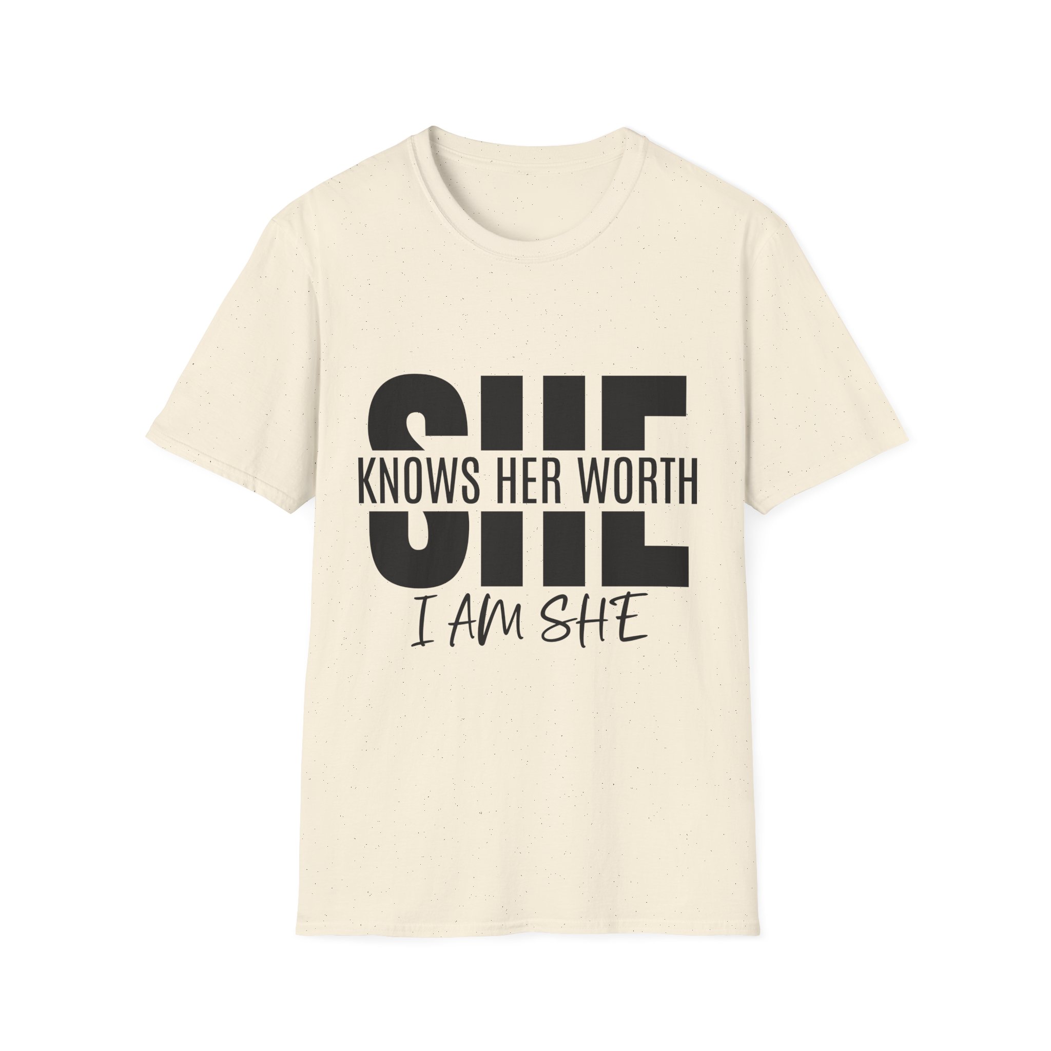 She Knows Her Worth Unisex Softstyle - Image 15