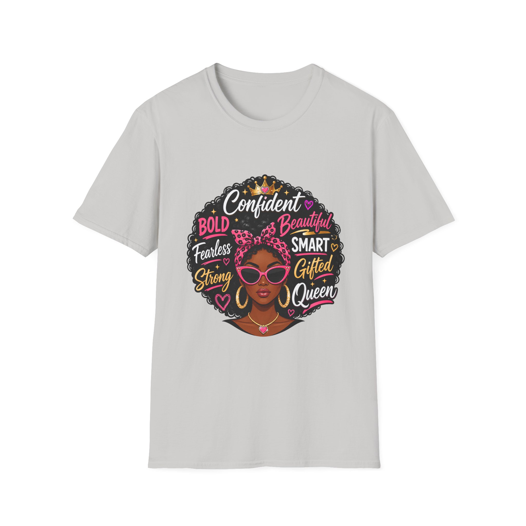 Afro Queen Graphic T‑Shirt — "Confident, Bold, Beautiful" Empowerment Tee - Image 13